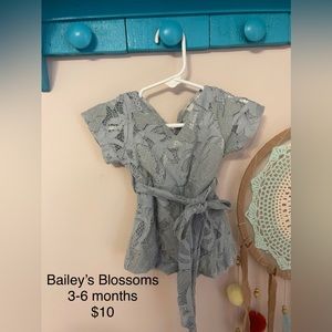 Bailey’s Blossoms baby romper